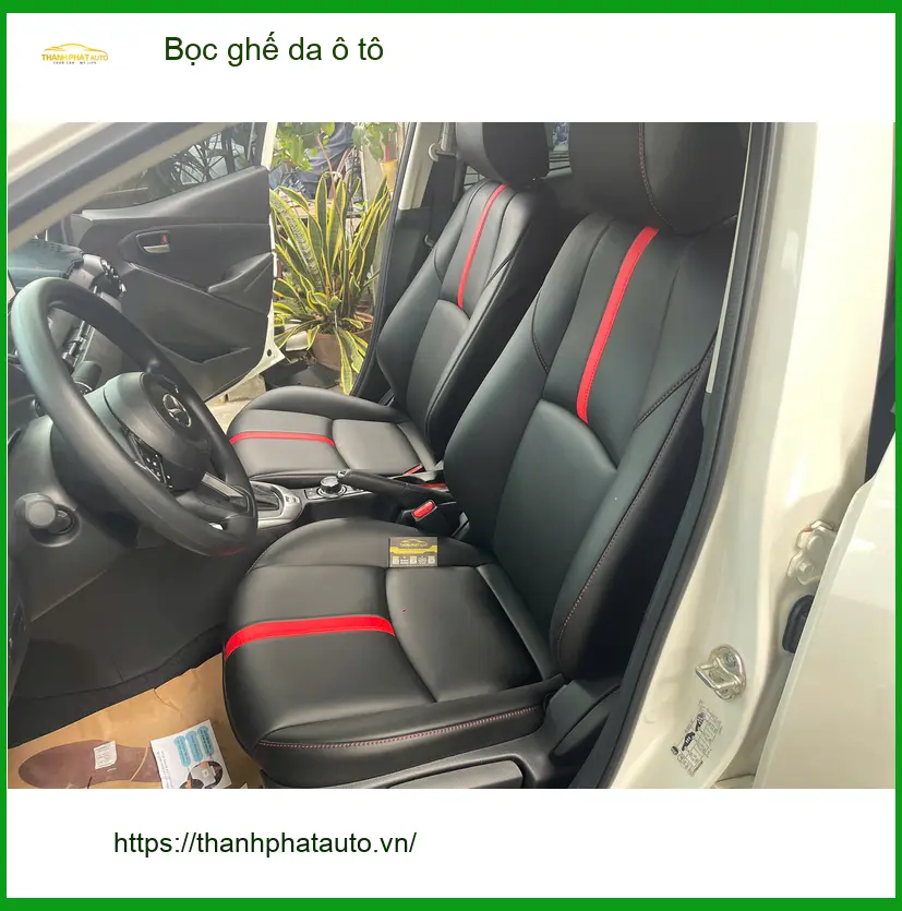 Anh Trung bọc ghế da ô tô cho Suzuki Swift tại Quận 1 vì ghế zin đã bạc màu ảnh thực tế 3