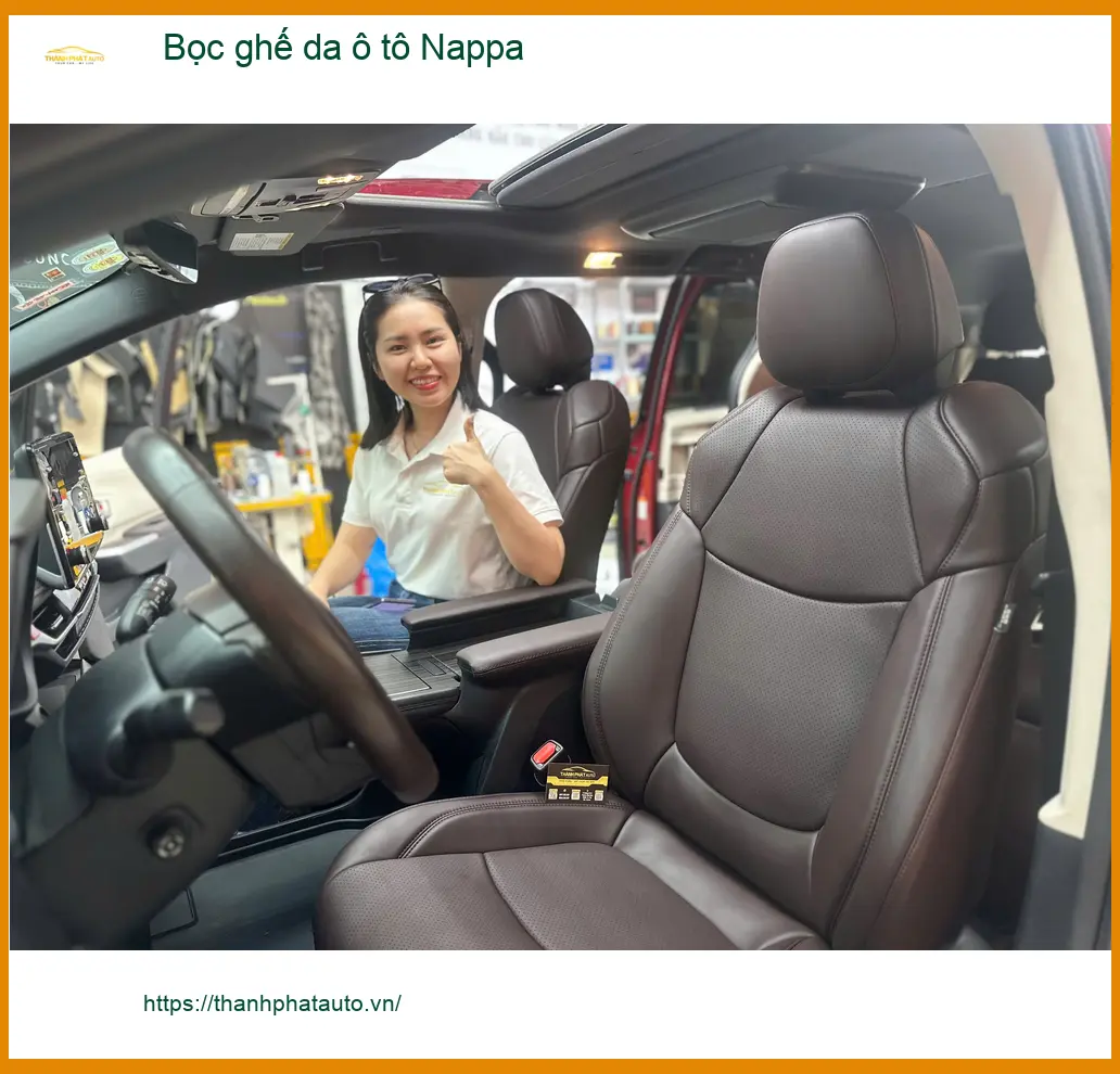 Chị Thanh bọc ghế da Nappa cho Hyundai Creta để nâng tầm không gian nội thất tại Cần Giờ ảnh thực tế 3