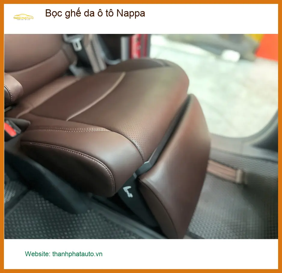 Anh Bách bọc ghế da Nappa cho VinFast VF5 tại Quận 8 để nâng cấp nội thất ảnh thực tế 3