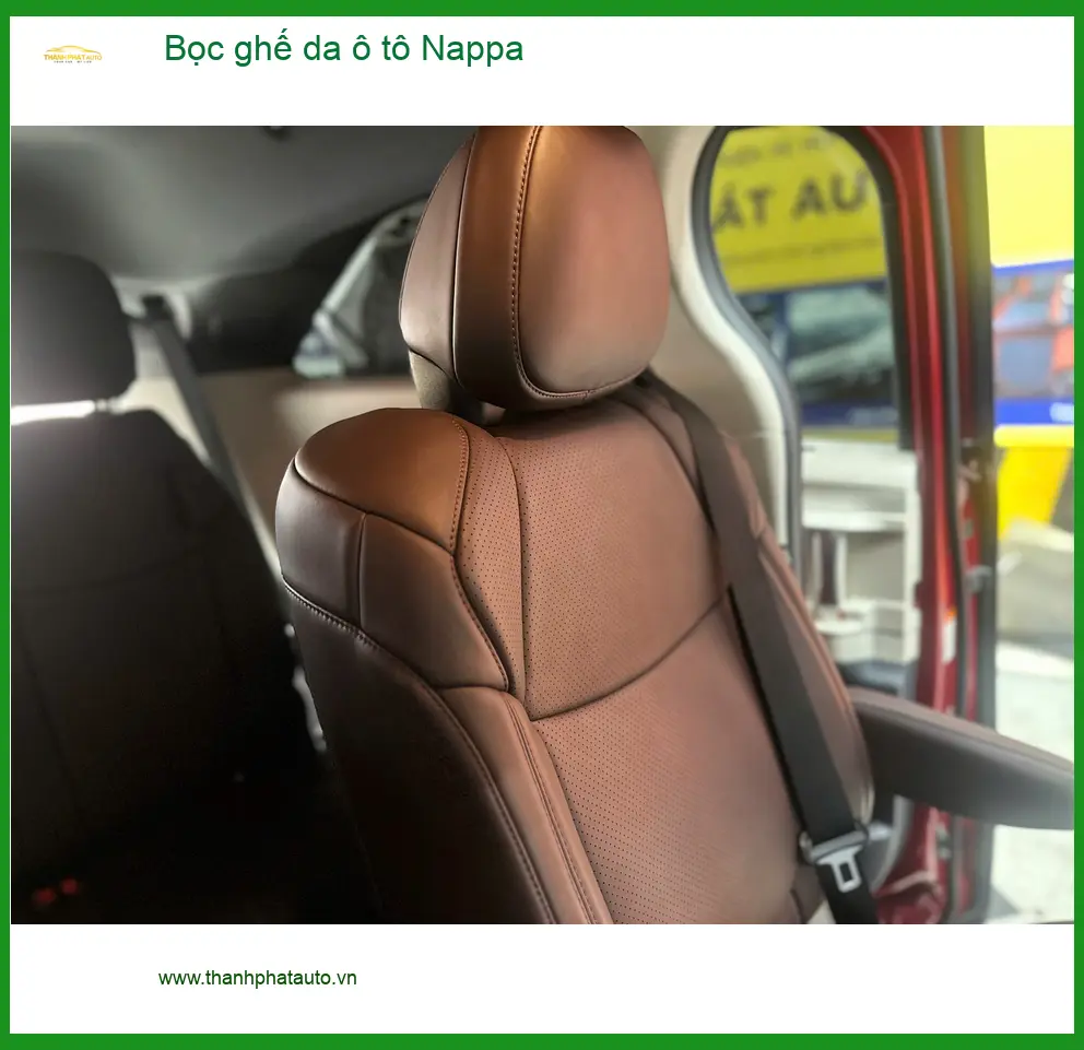 Anh Khánh bọc ghế da ô tô Nappa Hyundai Accent tại Quận 9