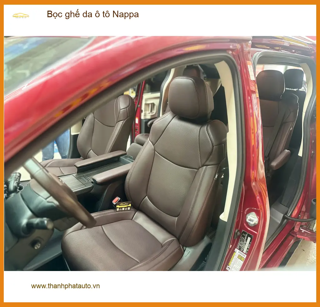 Anh Khánh bọc ghế da ô tô Nappa Hyundai Accent tại Quận 9 ảnh thực tế 3