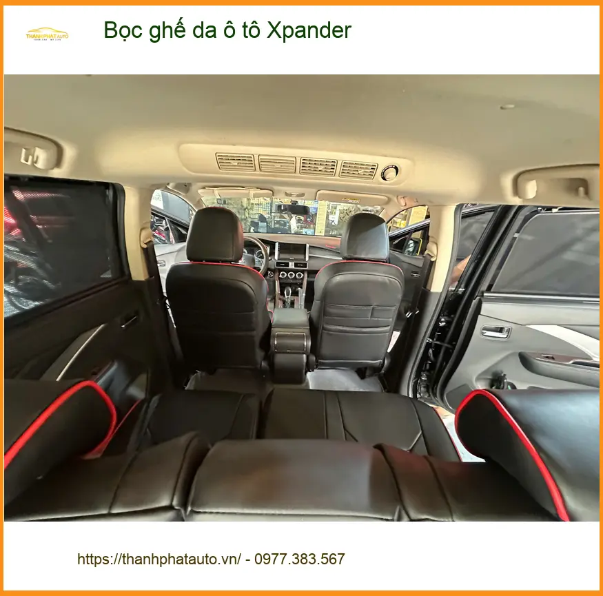 Anh Khải bọc ghế da ô tô Xpander tại Quận 7 để nội thất sạch đẹp, sang trọng hơn