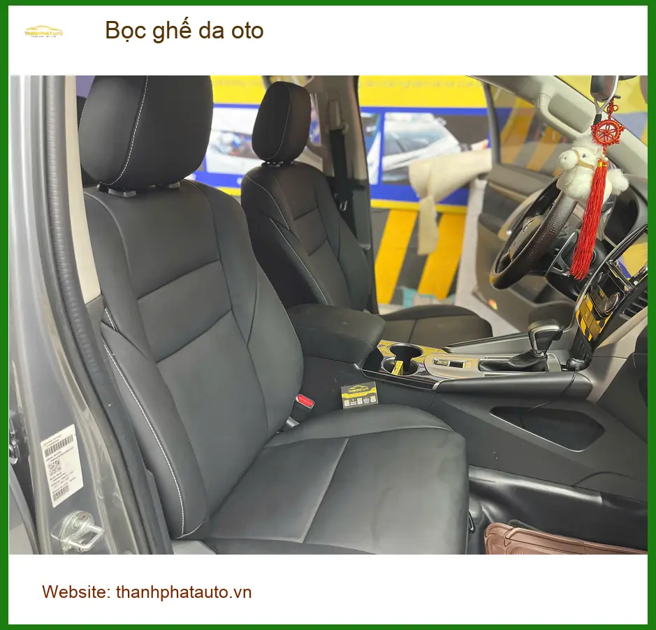 Anh Minh bọc ghế da ô tô Hyundai Accent Quận 12 để nội thất luôn mới đẹp ảnh thực tế 3