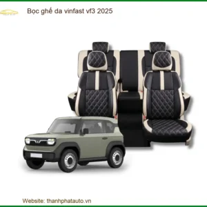 Bọc Ghế Da Vinfast VF3 2025 - Trung Tâm Lắp Đặt Uy Tín TPHCM