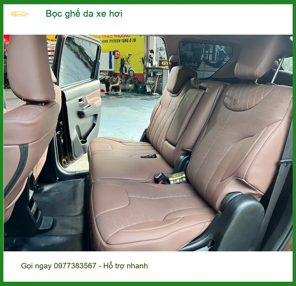 Chị Thảo bọc ghế da Hyundai Accent tại Quận 9 để nội thất xe luôn mới đẹp ảnh thực tế 4
