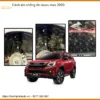 Cách âm chống ồn Isuzu Mu-X 2020 - Địa Chỉ Lắp Đặt Cách Âm Uy Tín TPHCM