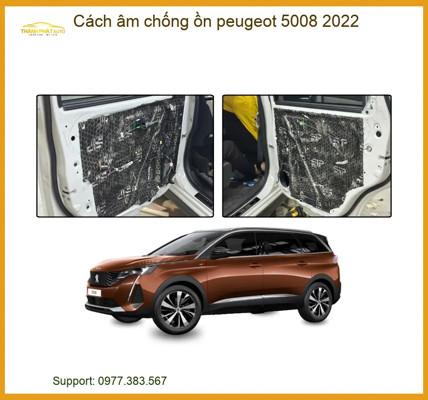 Cách Âm Chống Ồn Peugeot 5008 2022 - Trung Tâm Lắp Đặt Chính Hãng Uy Tín TPHCM