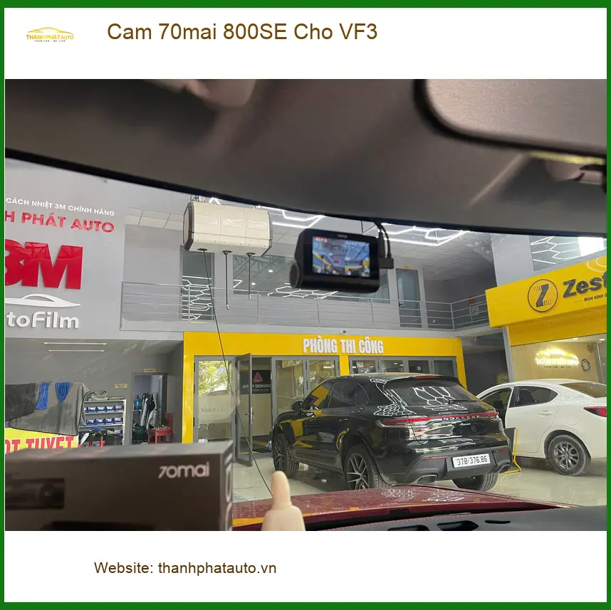 Anh Khang lắp Cam 70mai 800SE cho VF3 tại Nhà Bè để ghi lại hành trình ảnh thực tế 2