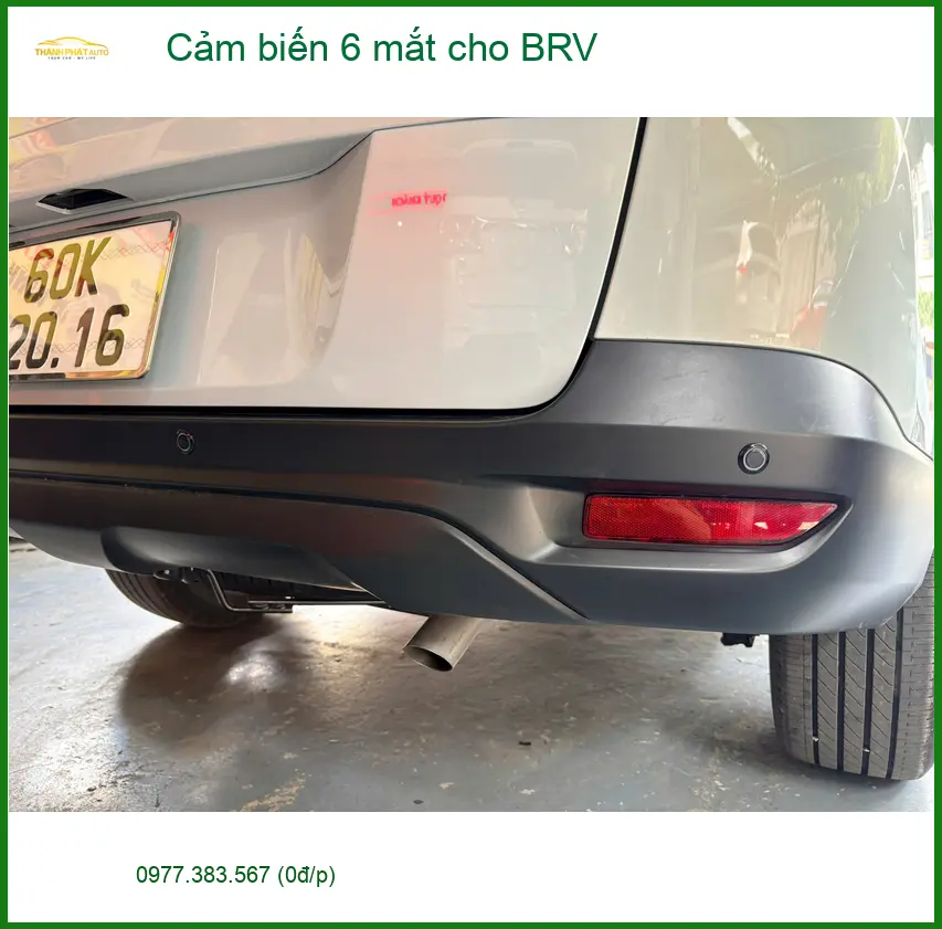 Anh Dũng lắp cảm biến 6 mắt cho BRV tại Củ Chi để an tâm hơn khi đỗ xe ảnh thực tế 2