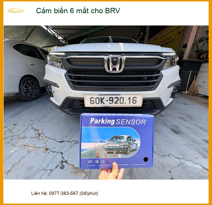 Anh Dũng lắp cảm biến 6 mắt cho BRV tại Củ Chi để an tâm hơn khi đỗ xe ảnh thực tế 4