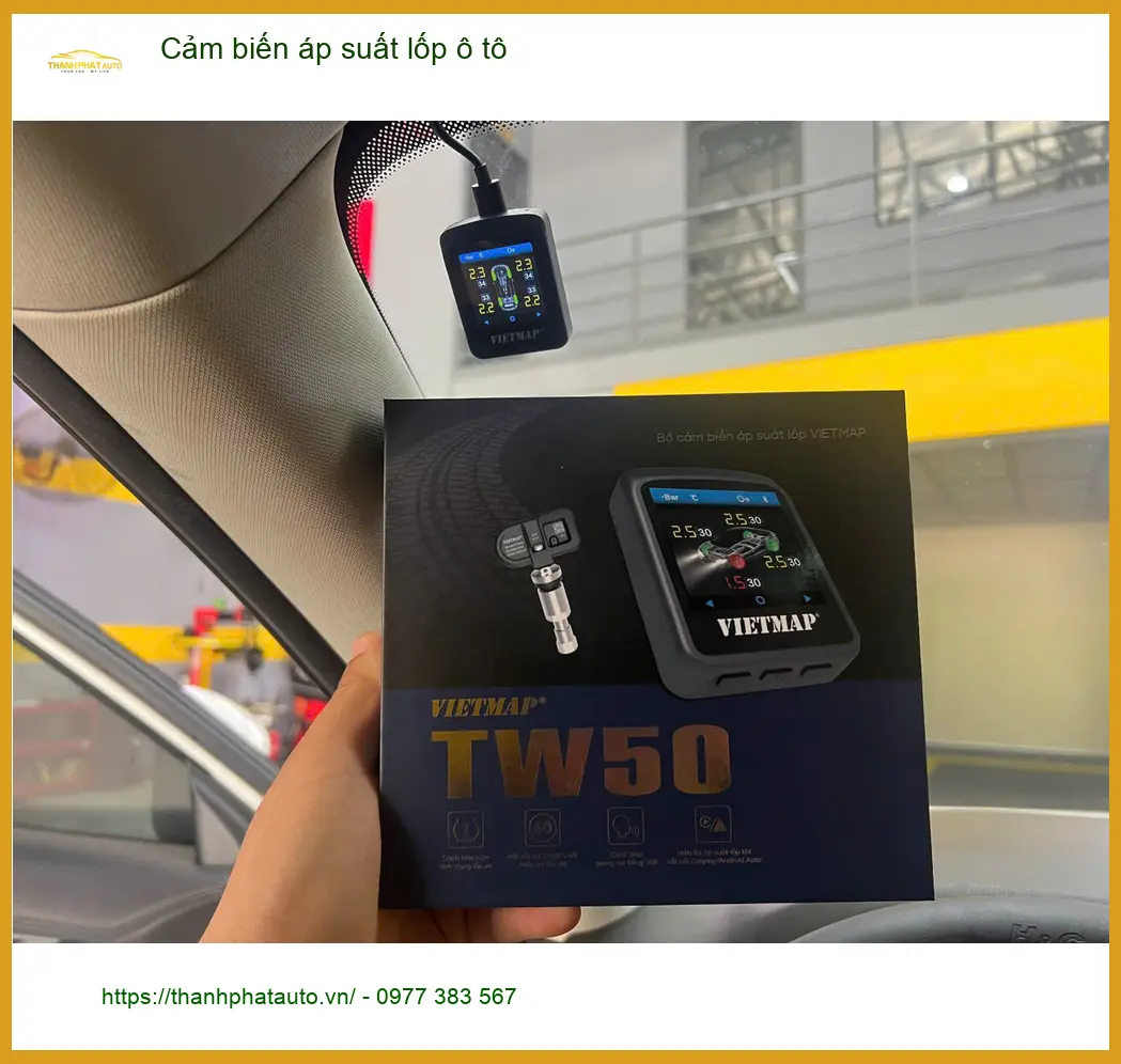 Anh Dũng lắp cảm biến áp suất lốp ô tô Honda CRV Quận 12 để theo dõi an toàn ảnh thực tế 3