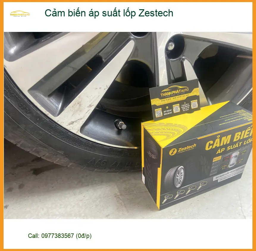 Anh Quang lắp cảm biến áp suất lốp Zestech cho Mitsubishi Outlander Quận 6 ảnh thực tế 3