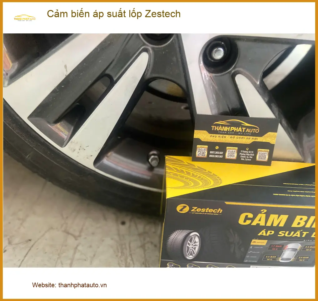 Chú Sơn lắp cảm biến áp suất lốp Zestech tại Quận 9 giá tốt, lắp nhanh