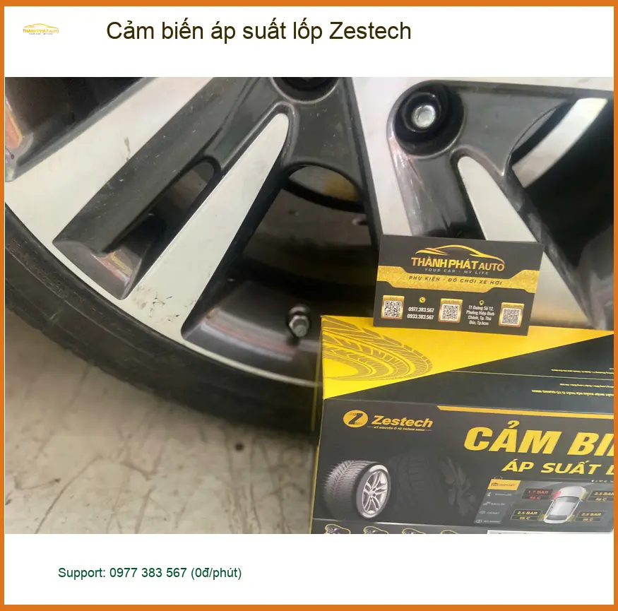 Anh Minh lắp Cảm biến áp suất lốp Zestech cho Honda CR-V tại Quận 12 ảnh thực tế 2