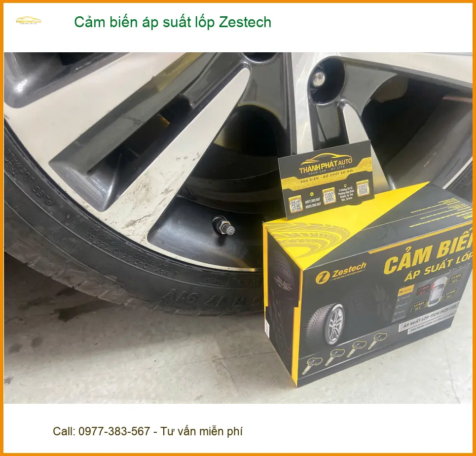 Anh Minh lắp Cảm biến áp suất lốp Zestech cho Honda CR-V tại Quận 12 ảnh thực tế 3