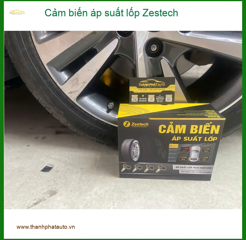 Anh Minh lắp Cảm biến áp suất lốp Zestech cho Honda CR-V tại Quận 12 ảnh thực tế 4