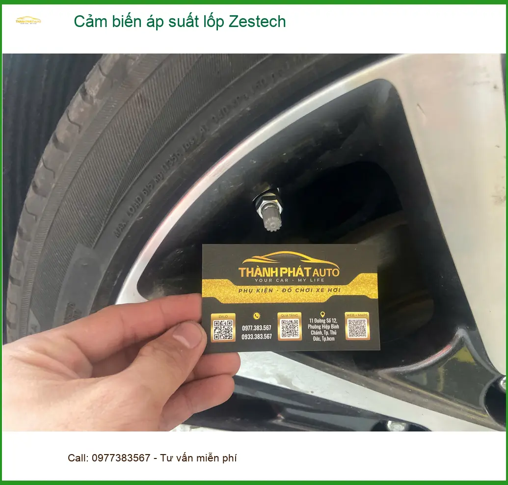 Anh Minh lắp Cảm biến áp suất lốp Zestech cho Honda CR-V tại Quận 12 ảnh thực tế 5