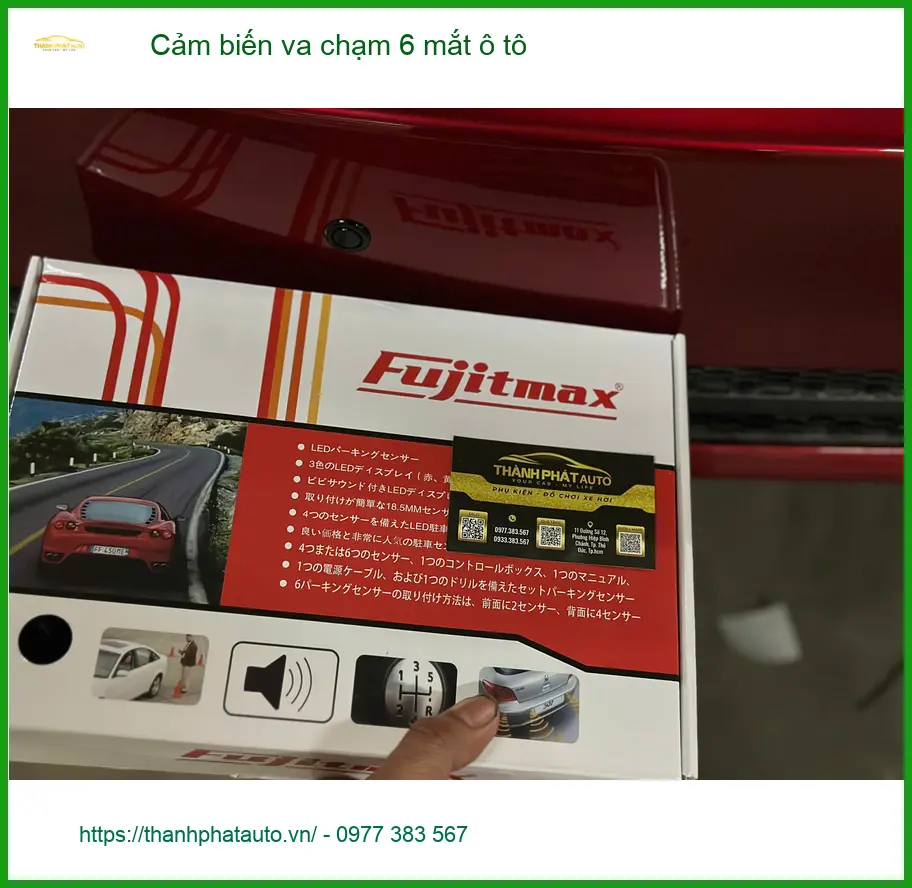 Anh Kiên lắp cảm biến va chạm 6 mắt ô tô cho Kia K3 tại Thủ Đức lùi xe an toàn ảnh thực tế 4