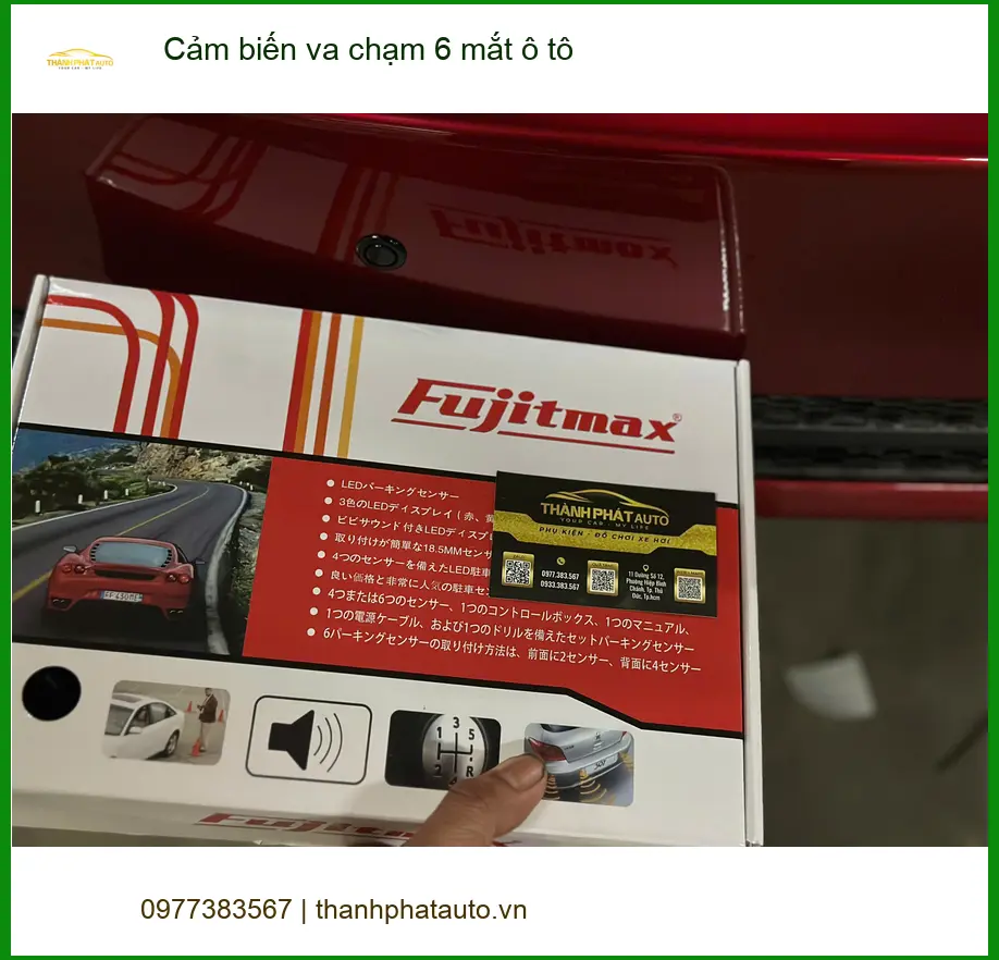 Anh Duy lắp cảm biến va chạm 6 mắt ô tô Hyundai Creta Quận 2 tránh va quẹt ảnh thực tế 2