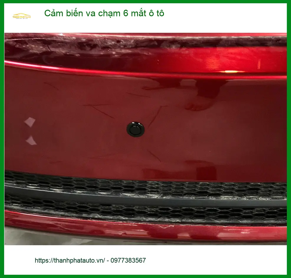 Anh Duy lắp cảm biến va chạm 6 mắt ô tô Hyundai Creta Quận 2 tránh va quẹt ảnh thực tế 3
