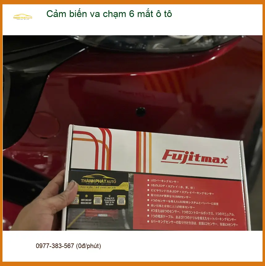 Anh Duy lắp cảm biến va chạm 6 mắt ô tô Hyundai Creta Quận 2 tránh va quẹt ảnh thực tế 4