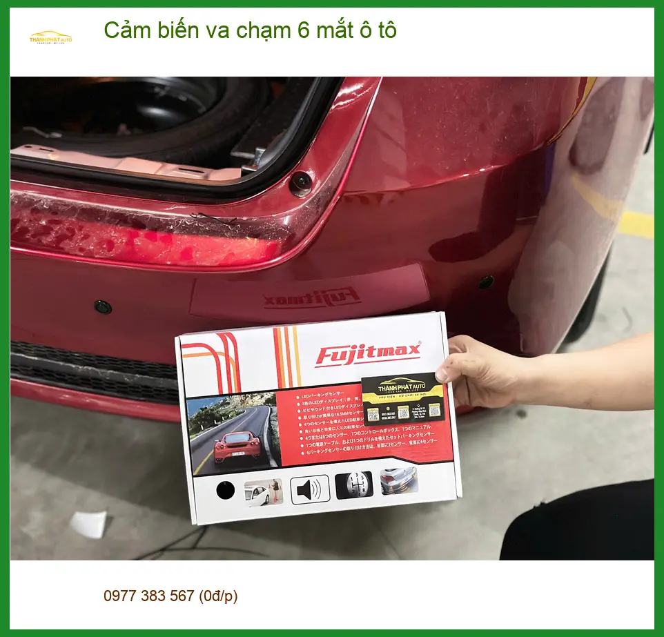 Anh Duy lắp cảm biến va chạm 6 mắt ô tô Hyundai Creta Quận 2 tránh va quẹt ảnh thực tế 5