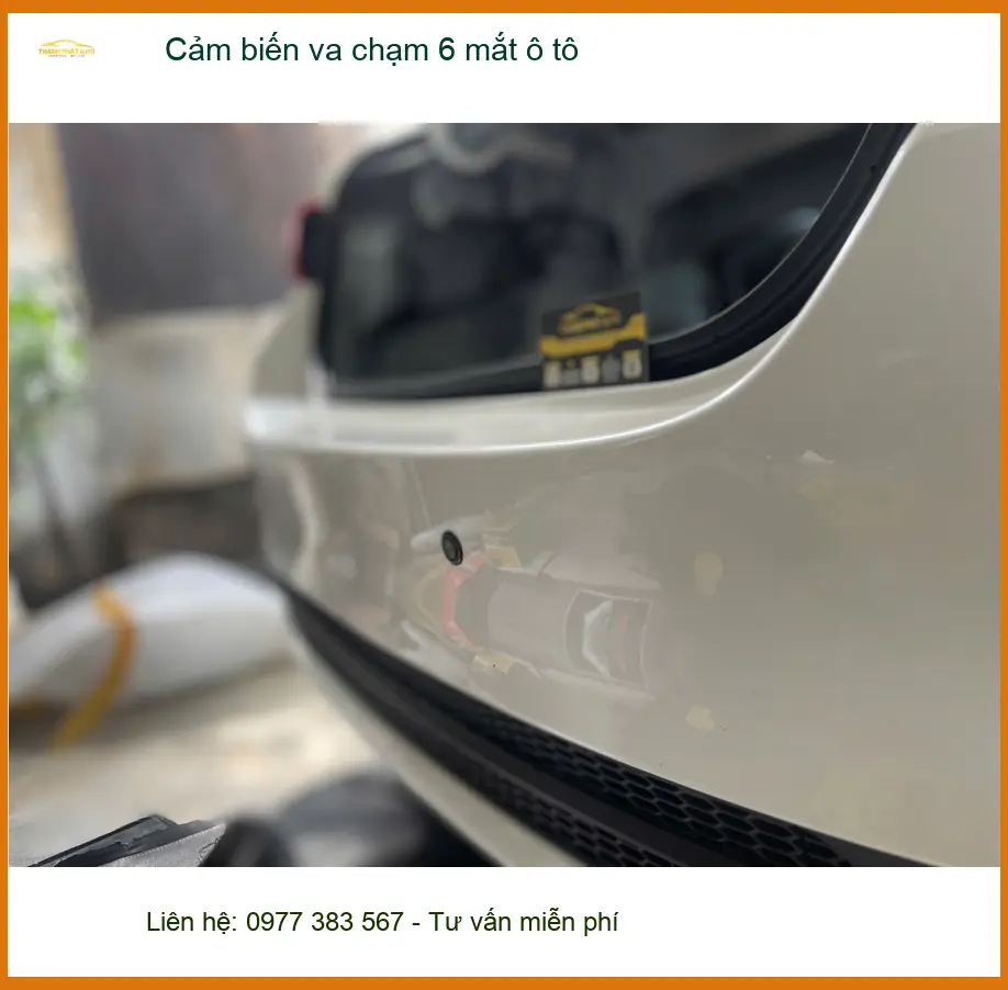 Anh Phát lắp cảm biến va chạm 6 mắt ô tô cho Mazda CX-5 tại Quận 9 dễ lùi đậu ảnh thực tế 2
