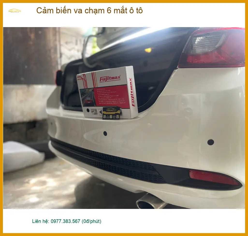 Anh Phát lắp cảm biến va chạm 6 mắt ô tô cho Mazda CX-5 tại Quận 9 dễ lùi đậu ảnh thực tế 4