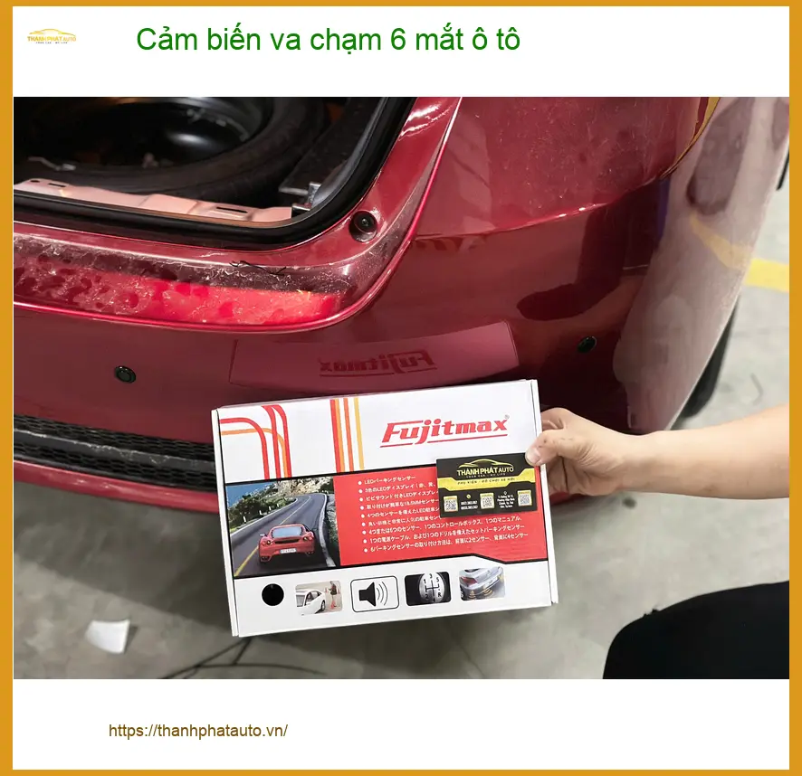 Anh Khang lắp cảm biến va chạm 6 mắt ô tô tại Quận Tân Bình cho Honda CRV ảnh thực tế 3