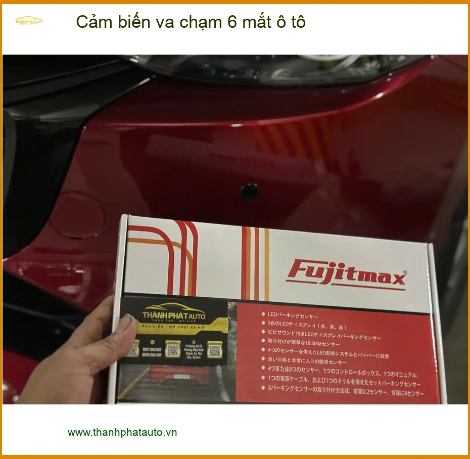 Anh Khang lắp cảm biến va chạm 6 mắt ô tô tại Quận Tân Bình cho Honda CRV ảnh thực tế 5