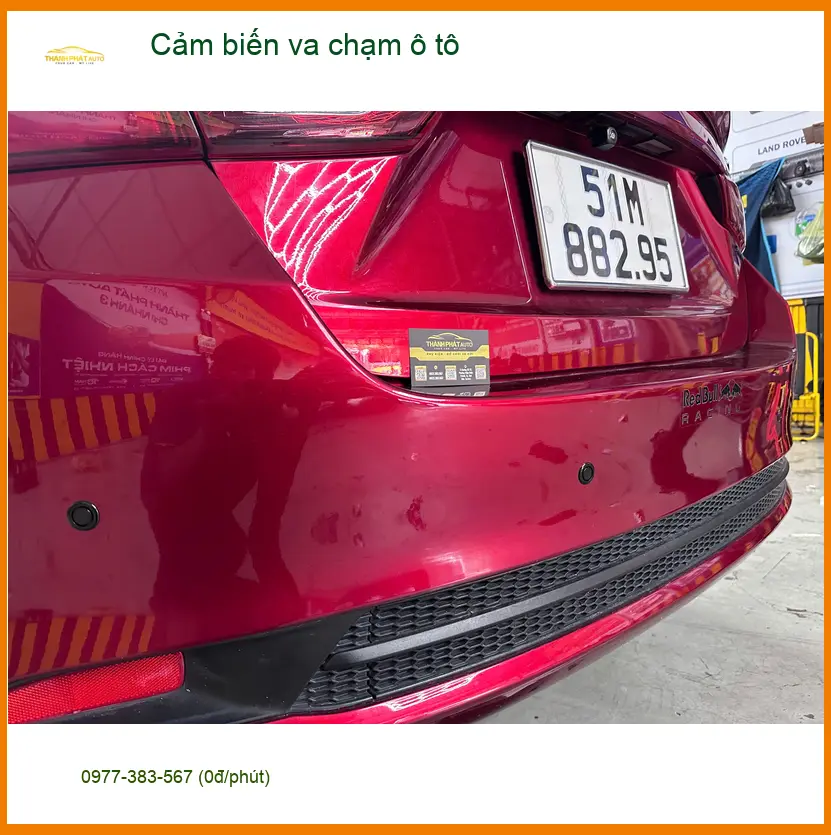 Anh Minh lắp cảm biến va chạm ô tô Hyundai Accent tại Hóc Môn để đậu xe an toàn hơn