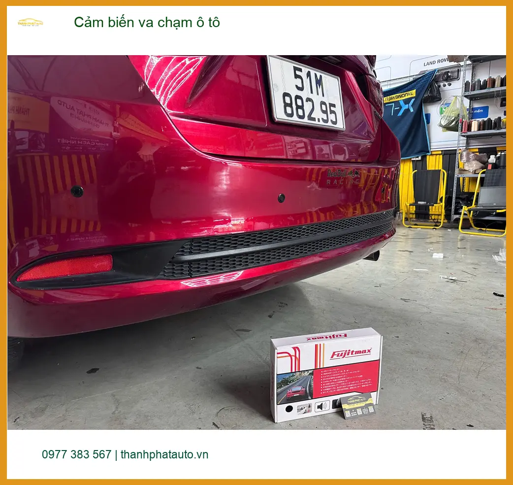 Anh Khải lắp cảm biến va chạm ô tô cho Hyundai Creta tại Quận 4, an tâm đỗ xe ảnh thực tế 3