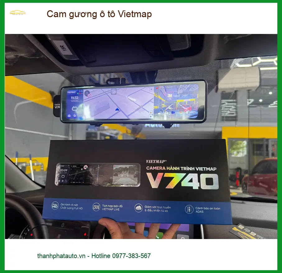 Chú Kiệt lắp cam gương ô tô Vietmap cho Hyundai Accent tại Quận 5