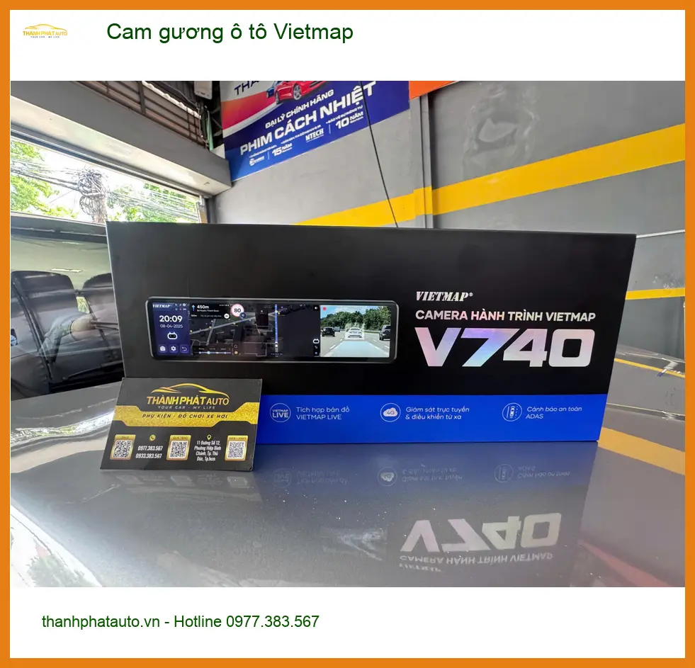 Anh Vĩnh lắp cam gương Vietmap cho Lux A2.0 ở Quận 12 ghi lại hành trình ảnh thực tế 2