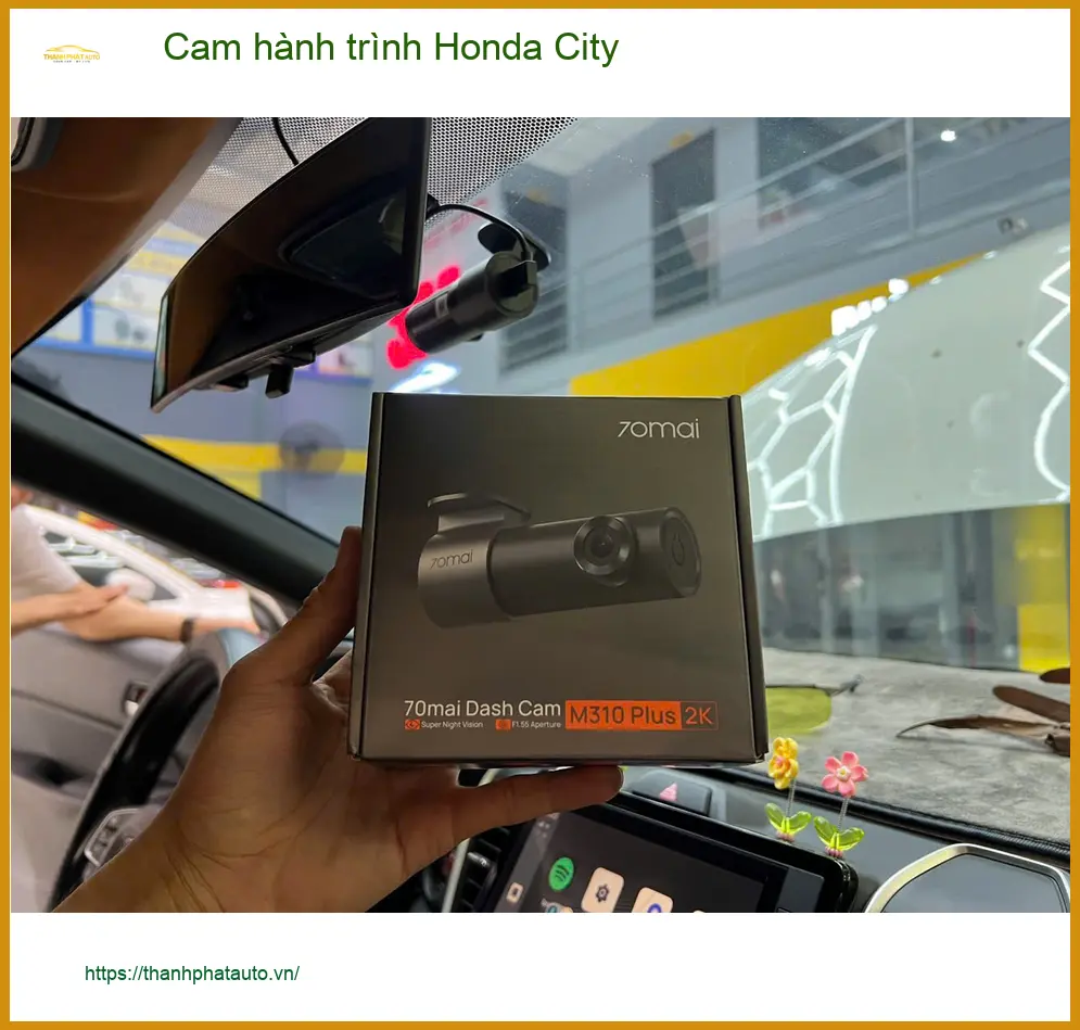 Anh Bách lắp Cam hành trình Honda City tại Cần Giờ để an tâm lái xe
