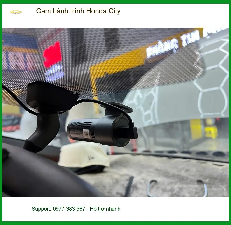 Anh Bách lắp Cam hành trình Honda City tại Cần Giờ để an tâm lái xe ảnh thực tế 2
