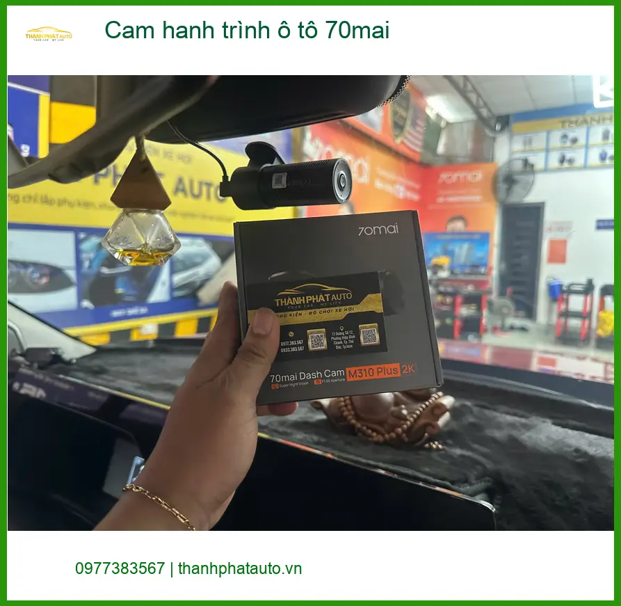 Chị Thảo lắp cam hành trình ô tô 70mai cho Suzuki XL7 ở Hóc Môn ảnh thực tế 2