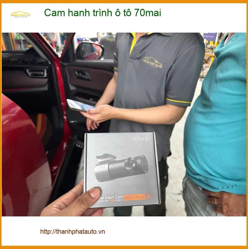 Chị Thảo lắp cam hành trình ô tô 70mai cho Suzuki XL7 ở Hóc Môn ảnh thực tế 3