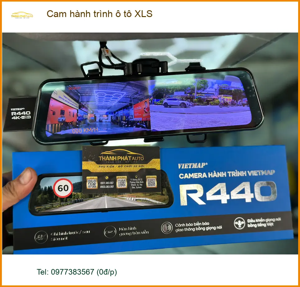 Anh Quang lắp cam hành trình ô tô XLS Toyota Cross tại Quận Thủ Đức ảnh thực tế 2