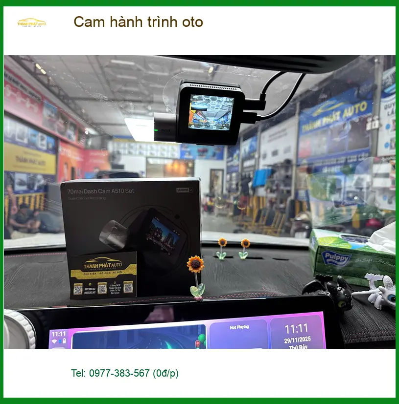 Anh Vinh lắp Cam hành trình oto cho Kia K3 tại Quận 9