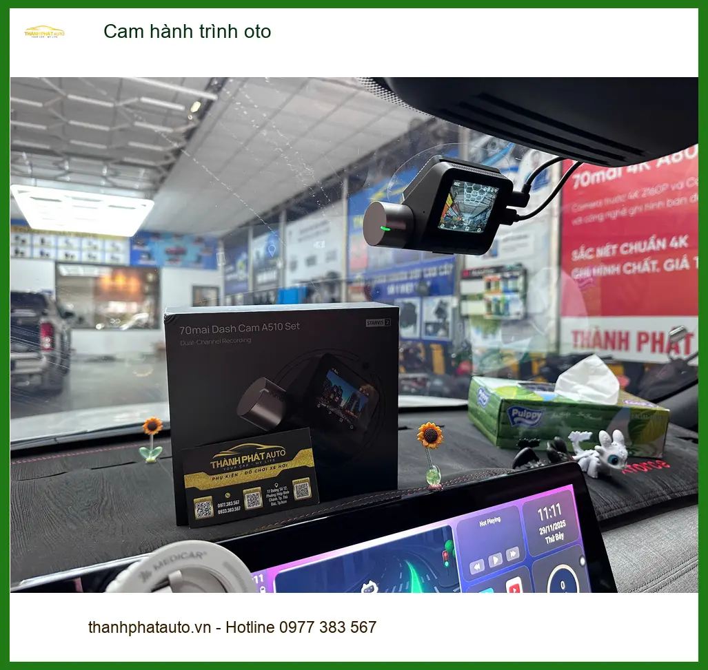 Anh Vinh lắp Cam hành trình oto cho Kia K3 tại Quận 9 ảnh thực tế 5