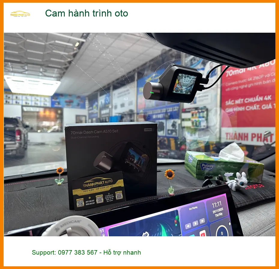Chú Bách lắp cam hành trình ô tô cho Ford Everest tại Quận 2