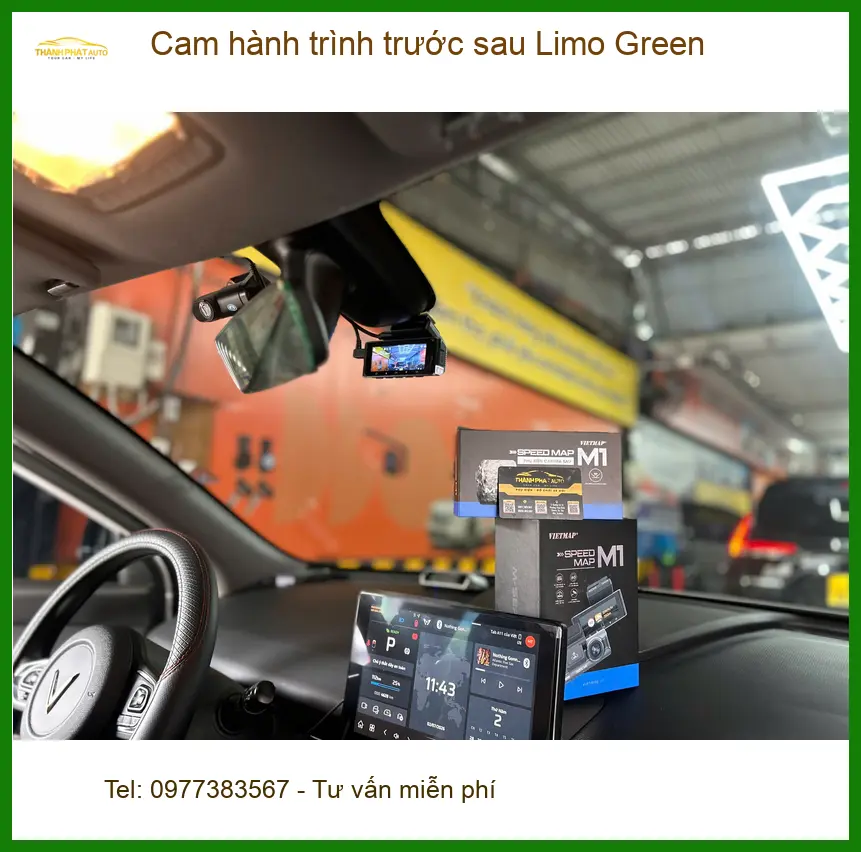 Chú Trọng gắn cam hành trình trước sau Limo Green cho Ford Ranger ở Cần Giờ