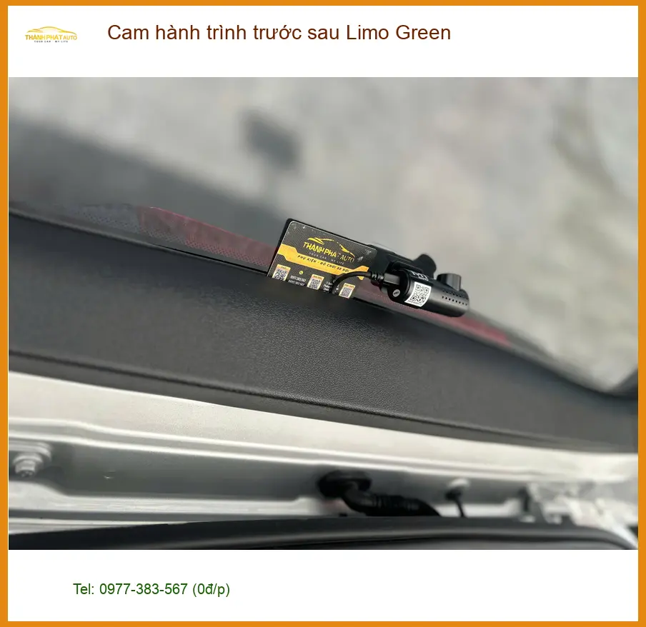 Chú Trọng gắn cam hành trình trước sau Limo Green cho Ford Ranger ở Cần Giờ ảnh thực tế 2