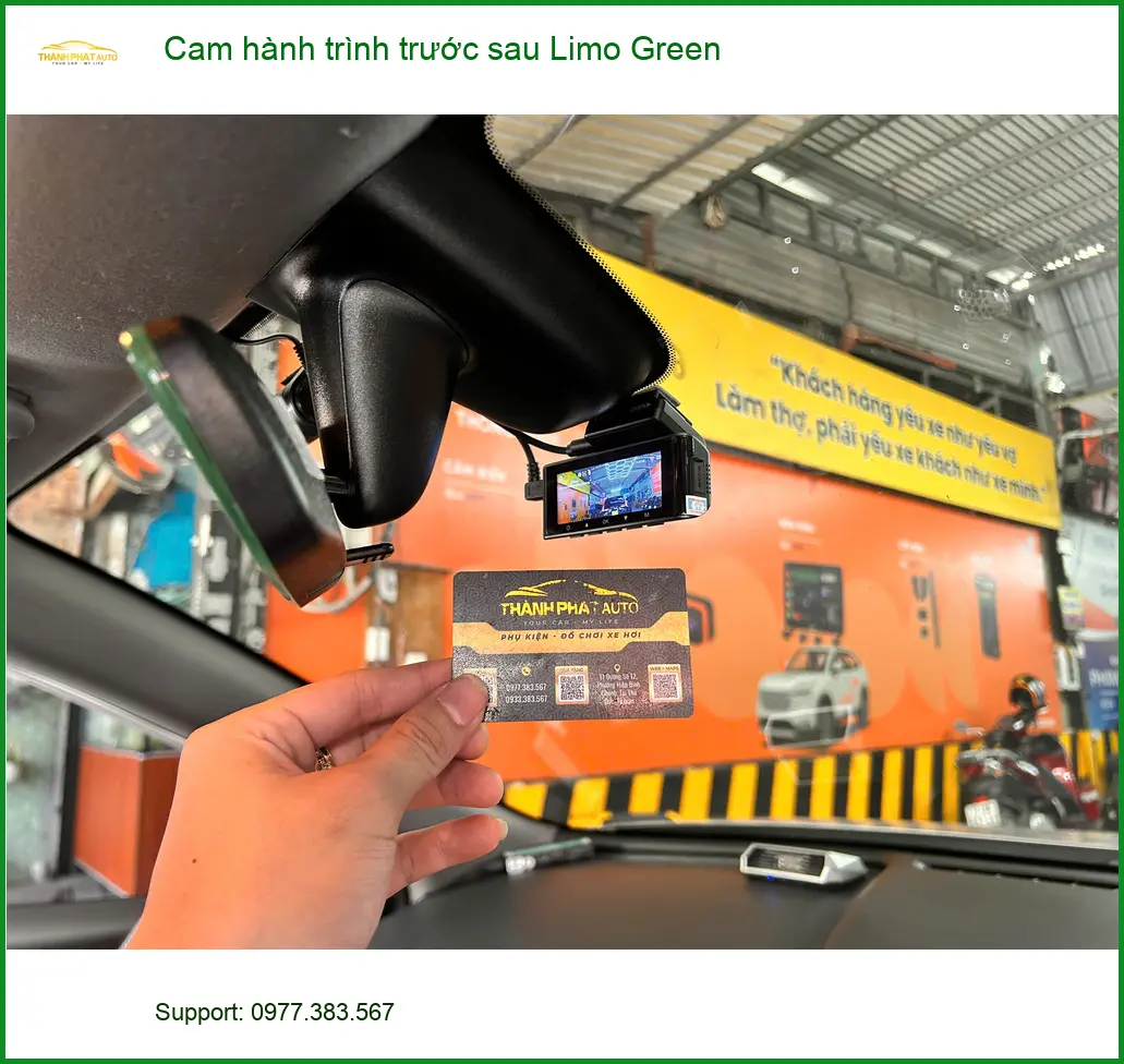 Chú Trọng gắn cam hành trình trước sau Limo Green cho Ford Ranger ở Cần Giờ ảnh thực tế 3