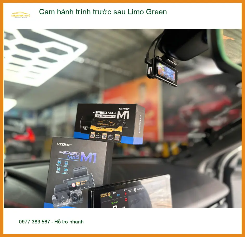 Anh Long lắp cam hành trình trước sau Limo Green Honda CRV Quận 9