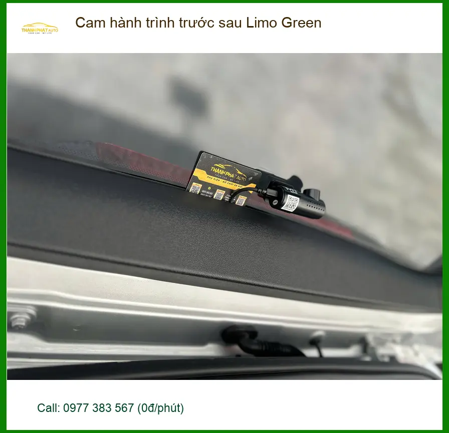Anh Long lắp cam hành trình trước sau Limo Green Honda CRV Quận 9 ảnh thực tế 2