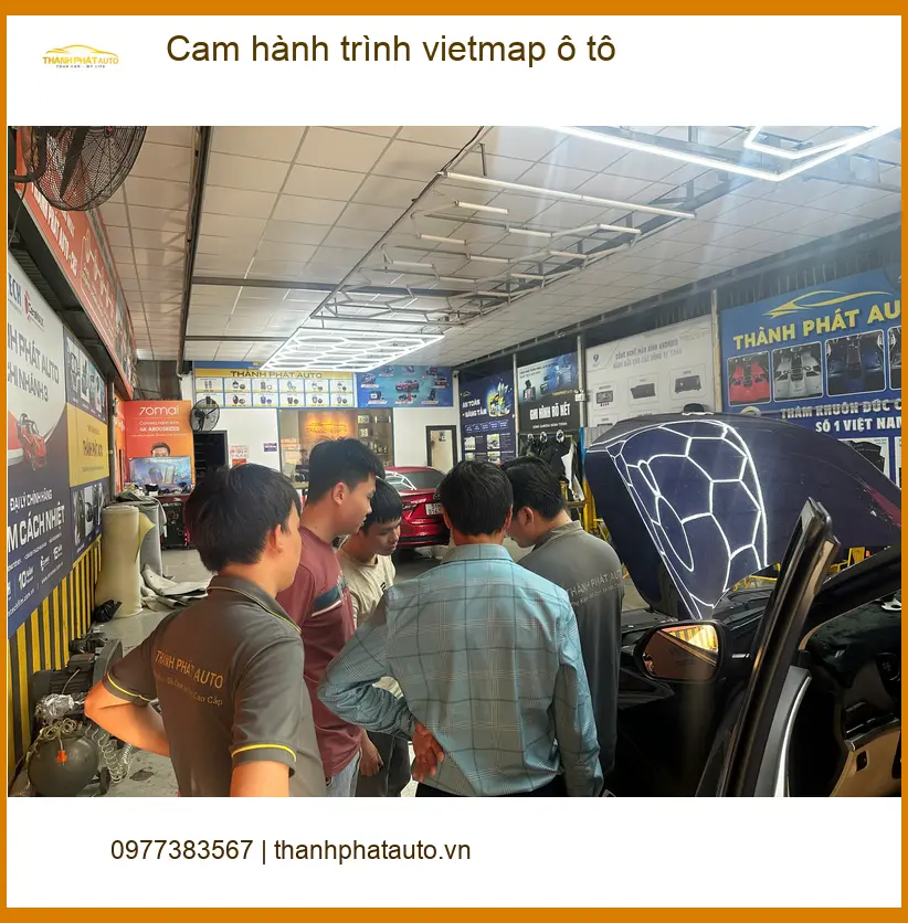 Anh Dũng lắp cam hành trình Vietmap ô tô cho Honda CR-V ở Gò Vấp ảnh thực tế 4