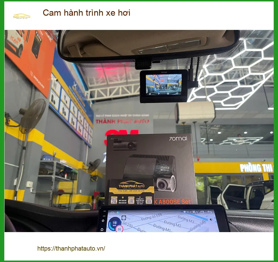 Anh Tấn lắp cam hành trình xe hơi Hyundai Kona tại Quận 7 uy tín, giá tốt ảnh thực tế 2