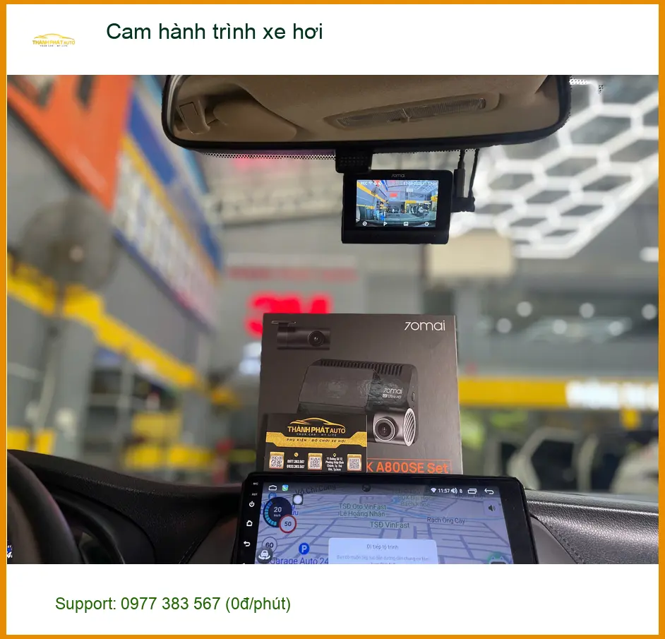 Anh Tấn lắp cam hành trình xe hơi Hyundai Kona tại Quận 7 uy tín, giá tốt ảnh thực tế 5